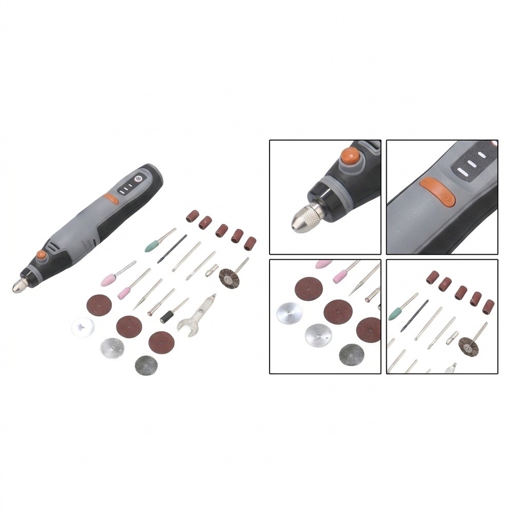Cordless Rotary Tool Kit 80W E - Cordless Rotary Tool Kit Accessories recension och pris