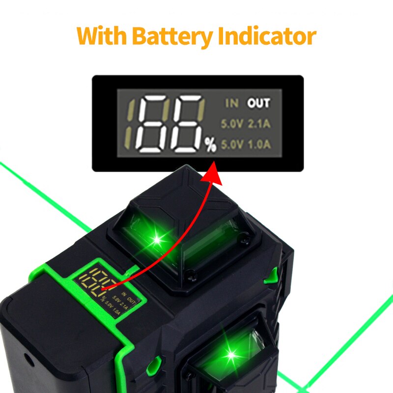 FEIDSIDE 16/12 Lines 4D/3D Las - Laser Level 16 Lines 4D Green recension och pris