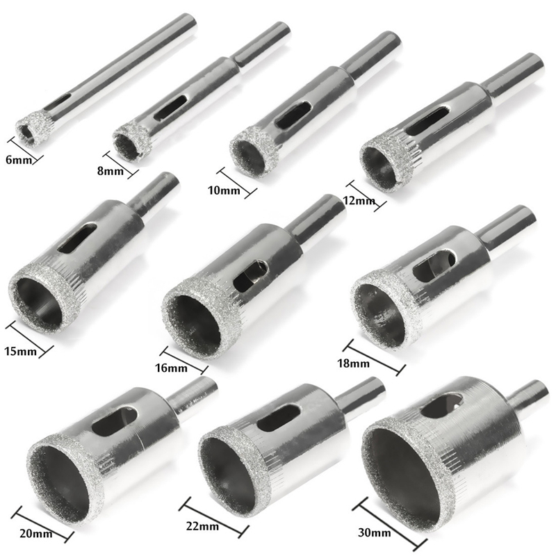 10/15pcs Set Tile drill bit Se - Reciprocating Saw Attachment Drill recension och pris
