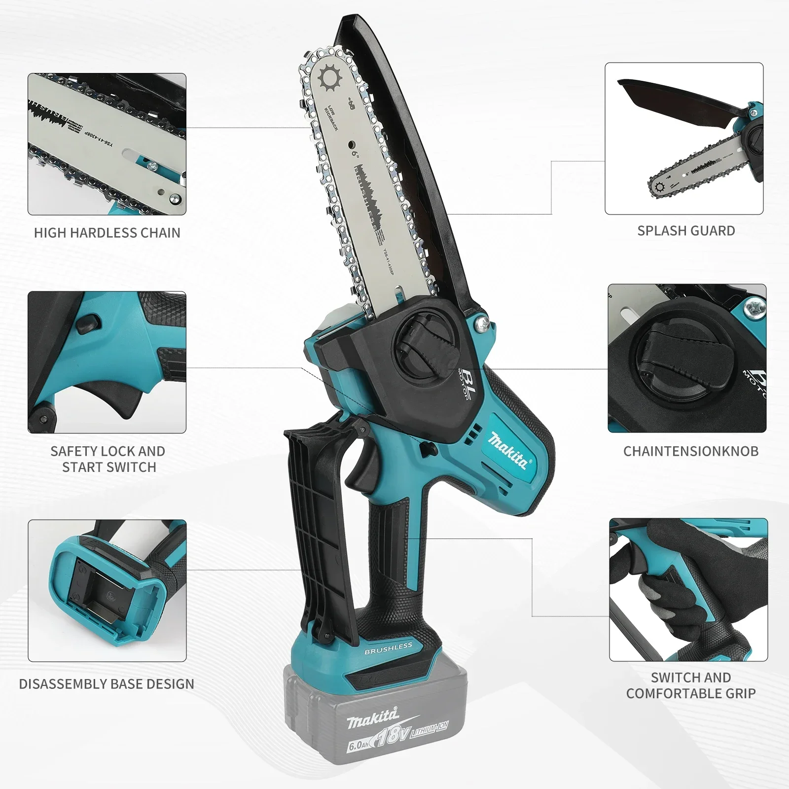 Makita UC286 6 Inch Chain Saw  - Mini Electric Chainsaw 6 Inch recension och pris