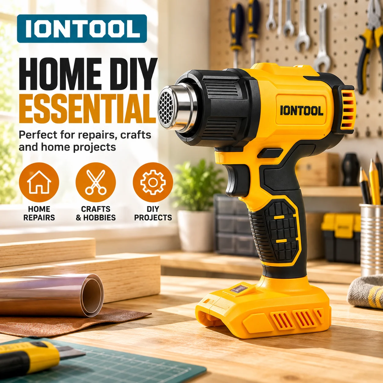 IONTOOL Brushless Cordless Hea - Cordless Heat Gun For Shrink Tubing recension och pris